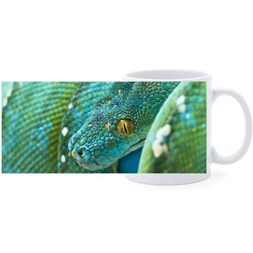 Beker - Slang Groen/Blauw Boompython NIEUW, Huis en Inrichting, Keuken | Servies, Nieuw, Ophalen of Verzenden