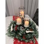 Ruhhy Besneeuwde Kerstkrans - 45 cm - Sfeervolle Deur- en..., Ophalen of Verzenden, Nieuw