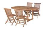 Teak Tuinset Tenerif  | diverse kleuren, Tuin en Terras, Tuinsets en Loungesets, Verzenden, Nieuw