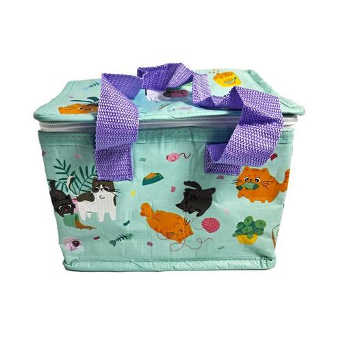Lunchtas/Koeltasje - Bean & Co Katten- RPET - Duurzaam - 17x, Sieraden, Tassen en Uiterlijk, Tassen | Schooltassen, Nieuw, Ophalen of Verzenden