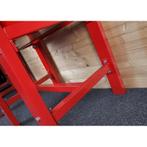 Werkbank rood 150 cm met hardhouten blad, Doe-het-zelf en Verbouw, Werkbanken, Nieuw, Ophalen of Verzenden