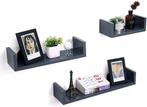 Wandplanken -  - Zwevend – Stijlvol - Zwart, Huis en Inrichting, Kasten | Wandmeubels, Ophalen of Verzenden, Nieuw