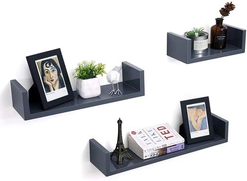 Wandplanken -  - Zwevend – Stijlvol - Zwart, Huis en Inrichting, Kasten | Wandmeubels, Nieuw, Ophalen of Verzenden