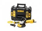DeWalt DWE4257KT-QS - Haakse slijper - 1500W 10000 tpm -, Doe-het-zelf en Verbouw, Gereedschap | Schuurmachines, Verzenden, Zo goed als nieuw
