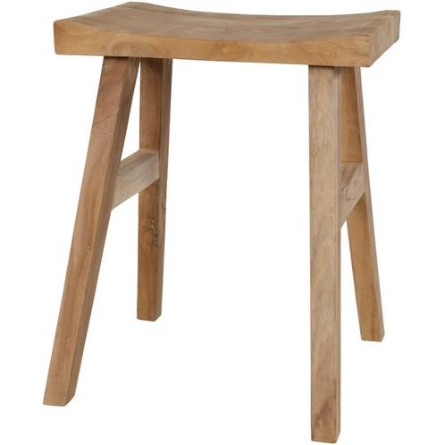 Teak krukje 40x30x50 cm, Huis en Inrichting, Stoelen, Nieuw, Ophalen of Verzenden