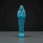 Replica van het oude Egypte Ushabti-beeldje met hiërogliefen, Antiek en Kunst