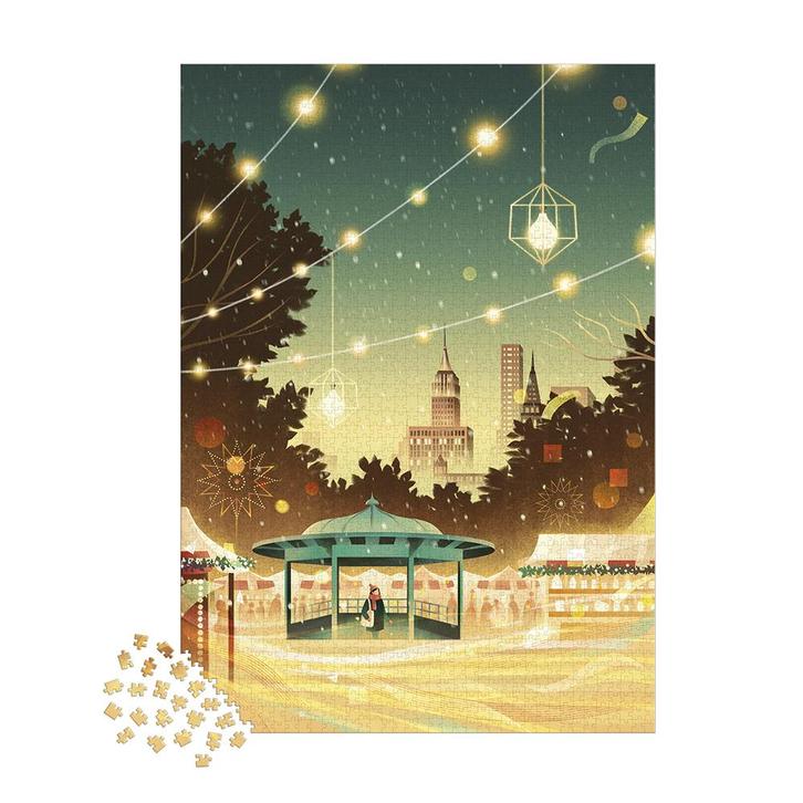 Janod puzzel - New York nacht - 200 van €29,99 voor €23,99, Kinderen en Baby's, Speelgoed | Overig, Ophalen of Verzenden