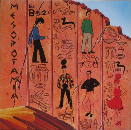 LP gebruikt - The B-52s - Mesopotamia, Cd's en Dvd's, Vinyl | Rock, Zo goed als nieuw, Verzenden