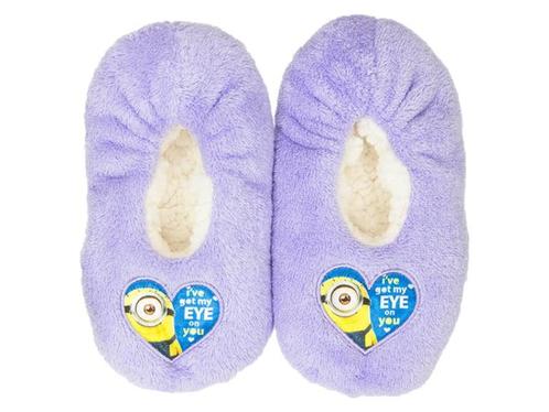 Minions Pantoffel Slofjes - Paars, Kinderen en Baby's, Kinderkleding | Schoenen en Sokken, Verzenden