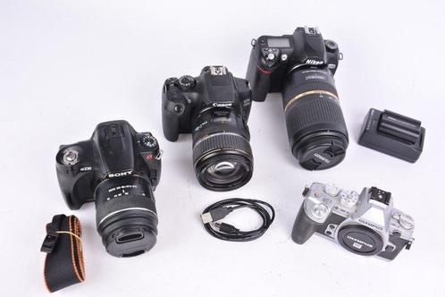 Canon, Nikon, Olympus, Sony Lotto di 4 Digitale camera, Audio, Tv en Foto, Fotocamera's Digitaal