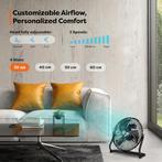 Vloerventilator - 30 cm - Industriele ventilator - Zwart - A, Verzenden, Zo goed als nieuw