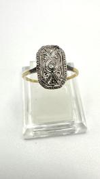 Zonder Minimumprijs - Ring - 14 karaat Witgoud - 0.03ct. tw., Sieraden, Tassen en Uiterlijk, Nieuw