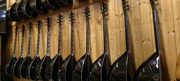 Saz Baglama NIEUW met jack, hoes, extra snaren en mizraplar beschikbaar voor biedingen