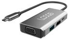 USB-c Hub 4-in-1 o.a. HDMI/VGA. LOOQS Winter sale: € 12,50
