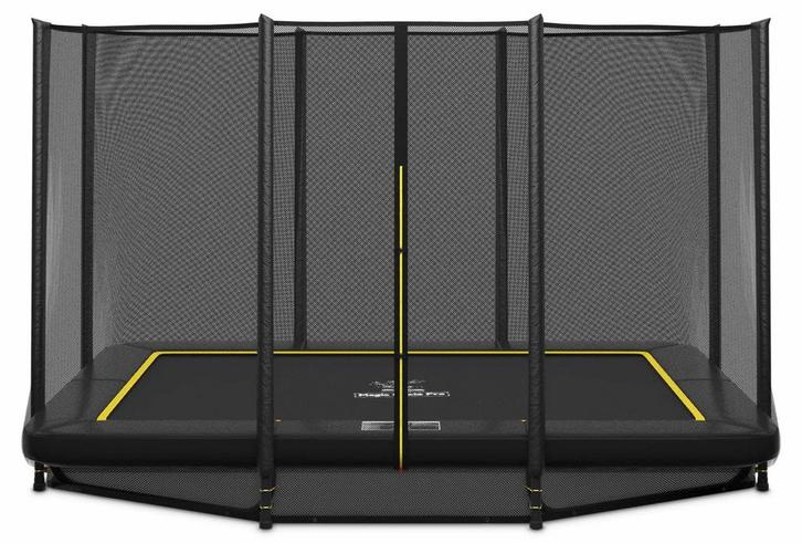 Ingraaf Trampoline Magic Circle Pro Black 214 x 305 cm met, Kinderen en Baby's, Speelgoed | Buiten | Trampolines, Nieuw, Ophalen of Verzenden