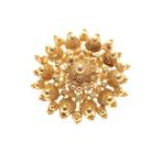 Gouden Zeeuwse broche (zilver, zeeuws knopje, gouden broche), Ophalen of Verzenden, Gebruikt, Overige kleuren, Goud