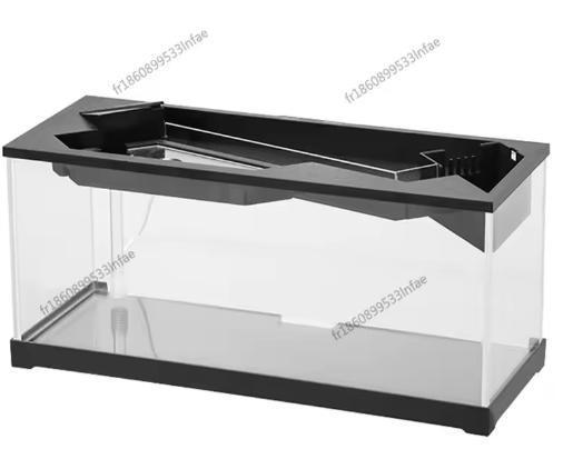 Aquarium met LED en cyclussysteem – Acryl desktop model, Dieren en Toebehoren, Vissen | Aquaria en Toebehoren, Nieuw, Verzenden