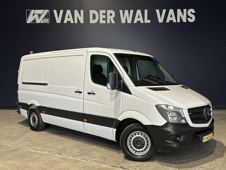 Zakelijke Lease |  Mercedes-Benz Sprinter 316 CDI 164pk L2H1, Auto's, Bestelauto's, Dealer onderhouden, Lease, Zwart, Handgeschakeld
