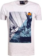 E-bound Bio T-shirt Ronde Hals Melbourne Yacht Club Grijs, Kleding | Heren, Nieuw, Grijs, Verzenden