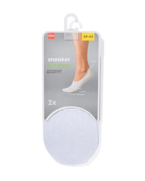 HEMA Dames sneakersokken met bamboe - 2 paar wit, Kleding | Dames, Sokken en Kousen, Nieuw, Verzenden