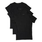 Tommy Hilfiger 3-pack t-shirts crew-neck zwart (Heren)