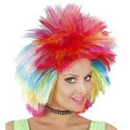 Punk pruik multikleuren, Ophalen of Verzenden, Nieuw