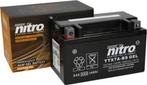 Nitro scooteraccu gel 12V 6AH, Verzenden, Nieuw