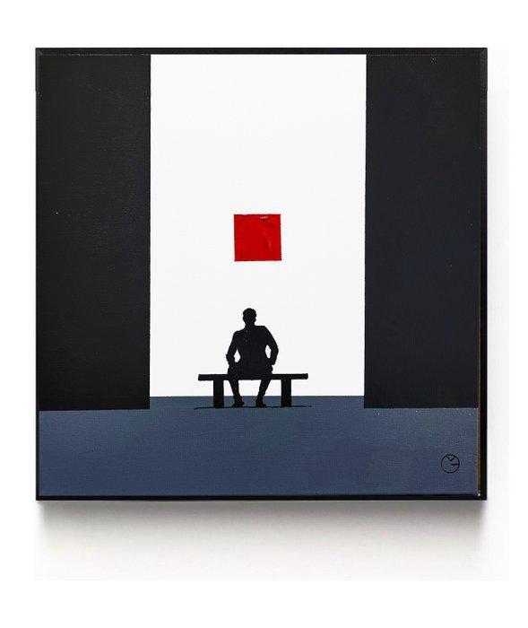 Giò Mondelli - Impressioni al Museo, Antiek en Kunst, Kunst | Schilderijen | Modern