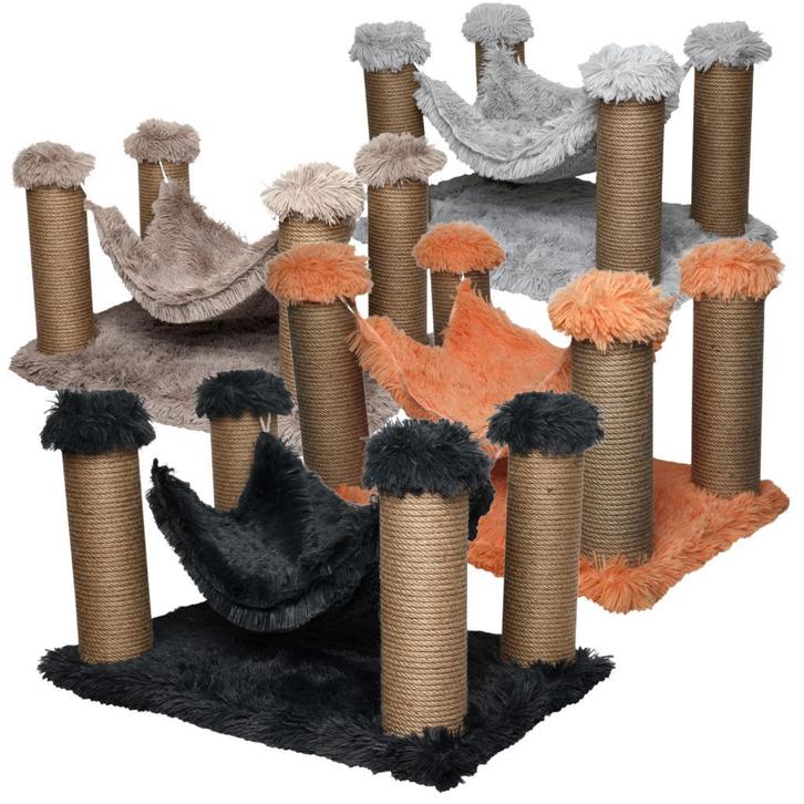 NIEUW: Topmast Krabpaal Fluffy Maui - Hangmat met Sisalpalen, Dieren en Toebehoren, Krabmeubelen, Krabpaal, Nieuw, Ophalen of Verzenden