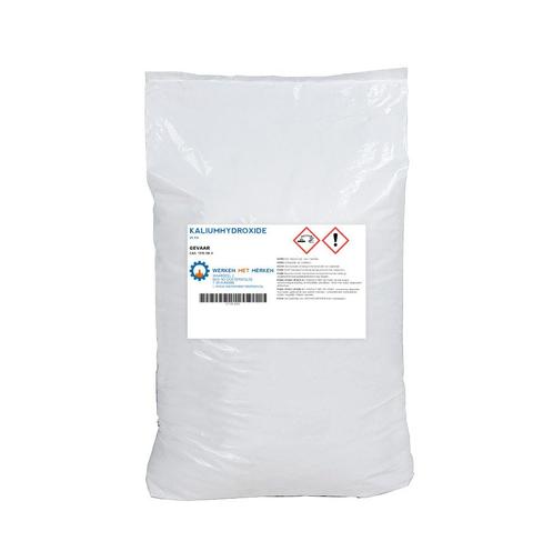 Wmm Chemie Handel Kaliumhydroxide 25 kg, zak, Doe-het-zelf en Verbouw, Overige Doe-het-zelf en Verbouw, Nieuw, Verzenden