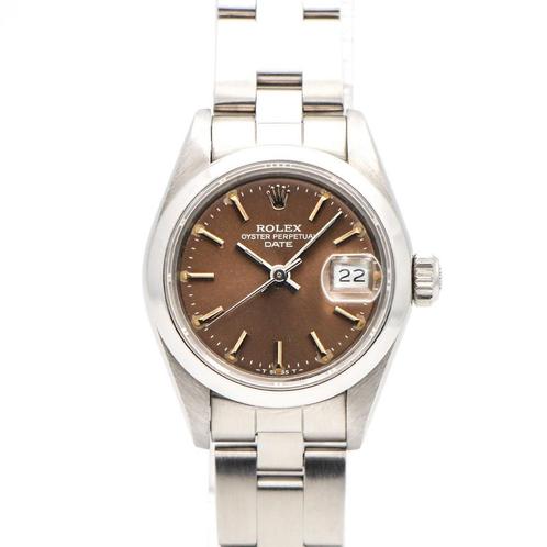 Rolex Oyster Perpetual Lady Date 26 69160 uit 1989, Sieraden, Tassen en Uiterlijk, Horloges | Dames, Polshorloge, Gebruikt, Rolex