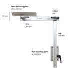 Lagun Onderstel voor Kuiptafel - Extra Hoog, Ophalen of Verzenden, Nieuw