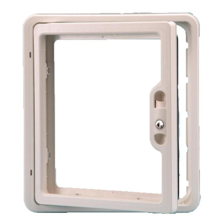 Thetford Flush Door 3 35x30cm Wit-80 zonder Slot/Cilinder, Caravans en Kamperen, Camper-accessoires, Ophalen of Verzenden