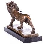 Figuur - Bronzefigur Löwe 30CM Breite - Brons, Marmer