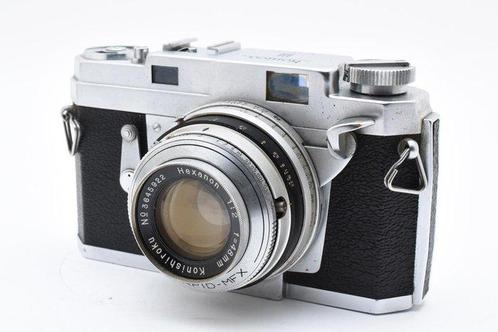 Konica III with Hexanon 2/48mm Meetzoeker camera, Audio, Tv en Foto, Fotocamera's Analoog