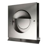 Overdruk Ventilatierooster Kappa 15 cm Geborsteld RVS, Ophalen of Verzenden, Nieuw, Overige typen
