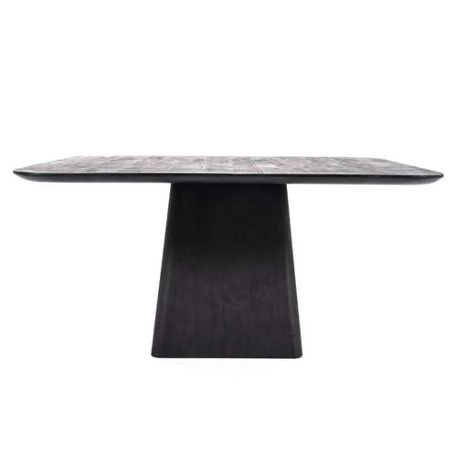 Eettafel Aron Vierkant - Zwart - 95772 - eettafel, Huis en Inrichting, Tafels | Eettafels, Nieuw, Overige materialen