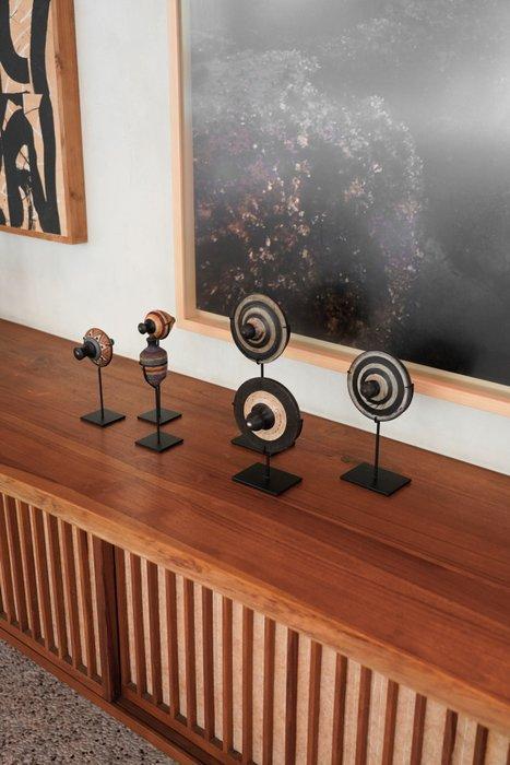 NO RESERVE PRICE - Spinning tops (3) - Gasing - Draaitol -, Antiek en Kunst, Kunst | Designobjecten