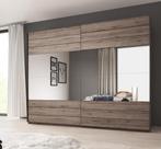 Kledingkast Gina - Eiken - 270 cm, Huis en Inrichting, Nieuw, Landelijk, 200 cm of meer, 50 tot 75 cm