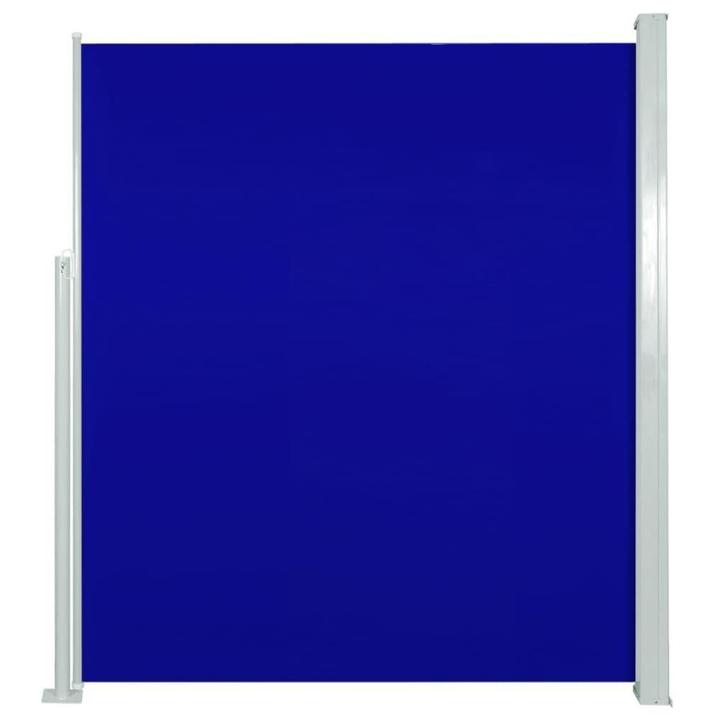 Zonnescherm uittrekbaar blauw | retourdeal | 53%, Tuin en Terras, Zonneschermen, 250 cm tot 450 cm, Nieuw, Screen, Minder dan 150 cm