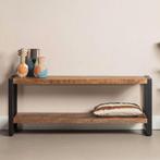 Tv-meubel Mangohout Britt 120 cm, 100 tot 150 cm, Verzenden, Nieuw, Minder dan 100 cm