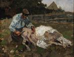 Willem Hendrik van der Nat (1864–1929) - Schapenscheerder