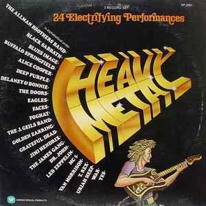LP gebruikt - Various - Heavy Metal - 24 Electrifying Per..., Cd's en Dvd's, Vinyl | Rock, Zo goed als nieuw, Verzenden