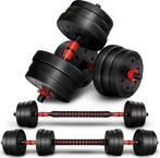 Halterset dumbell set verstelbaar 20 kg, Verzenden, Nieuw