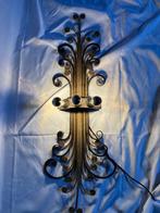 Wandlamp - Smeedijzer - Grote (92 cm) metalen wandlamp -, Antiek en Kunst