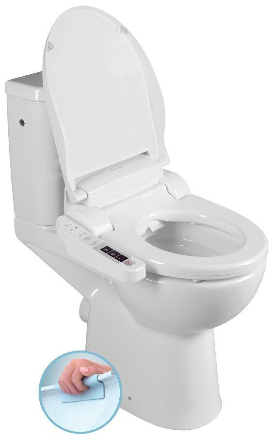 Verhoogd Toilet Elektrisch Bidet Sapho Handicap P-Trap Wit, Doe-het-zelf en Verbouw, Sanitair, Overige typen, Nieuw, Ophalen of Verzenden