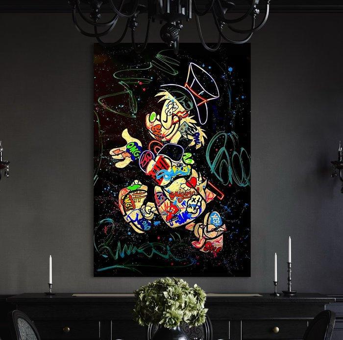Moabit - Uncle Scrooge X Dream Big Always ,Neon XL, Antiek en Kunst, Kunst | Schilderijen | Modern