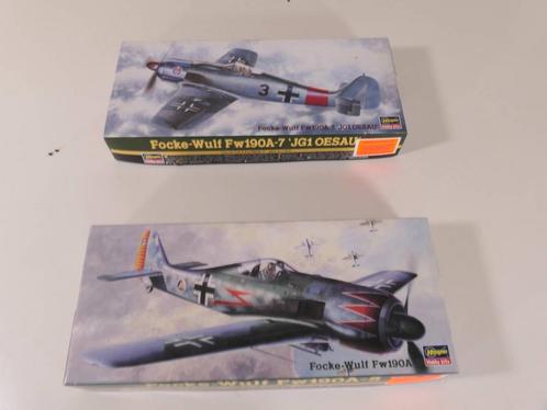 Schaal 1:72 Set van 2 bouwpakketten Hasegawa 51307 - Hase..., Hobby en Vrije tijd, Modelbouw | Vliegtuigen en Helikopters, Gebruikt