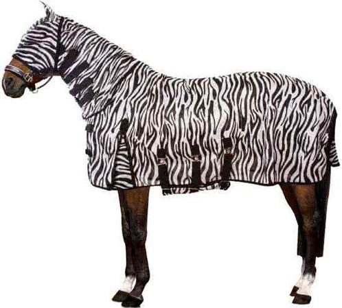 Imperial Riding Vliegen- UVdeken - Met Masker - Zebra - 155, Dieren en Toebehoren, Paarden en Pony's | Overige Paardenspullen