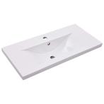 Inbouwwastafel 81cm wit - Retourdeal - Topdeal 57% Korting!, Huis en Inrichting, Badkamer | Badkamermeubels, Minder dan 50 cm